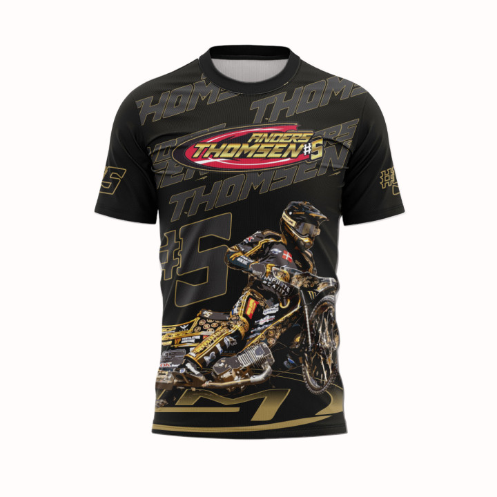 T-SHIRT BLACK ANDERS THOMSEN LM
